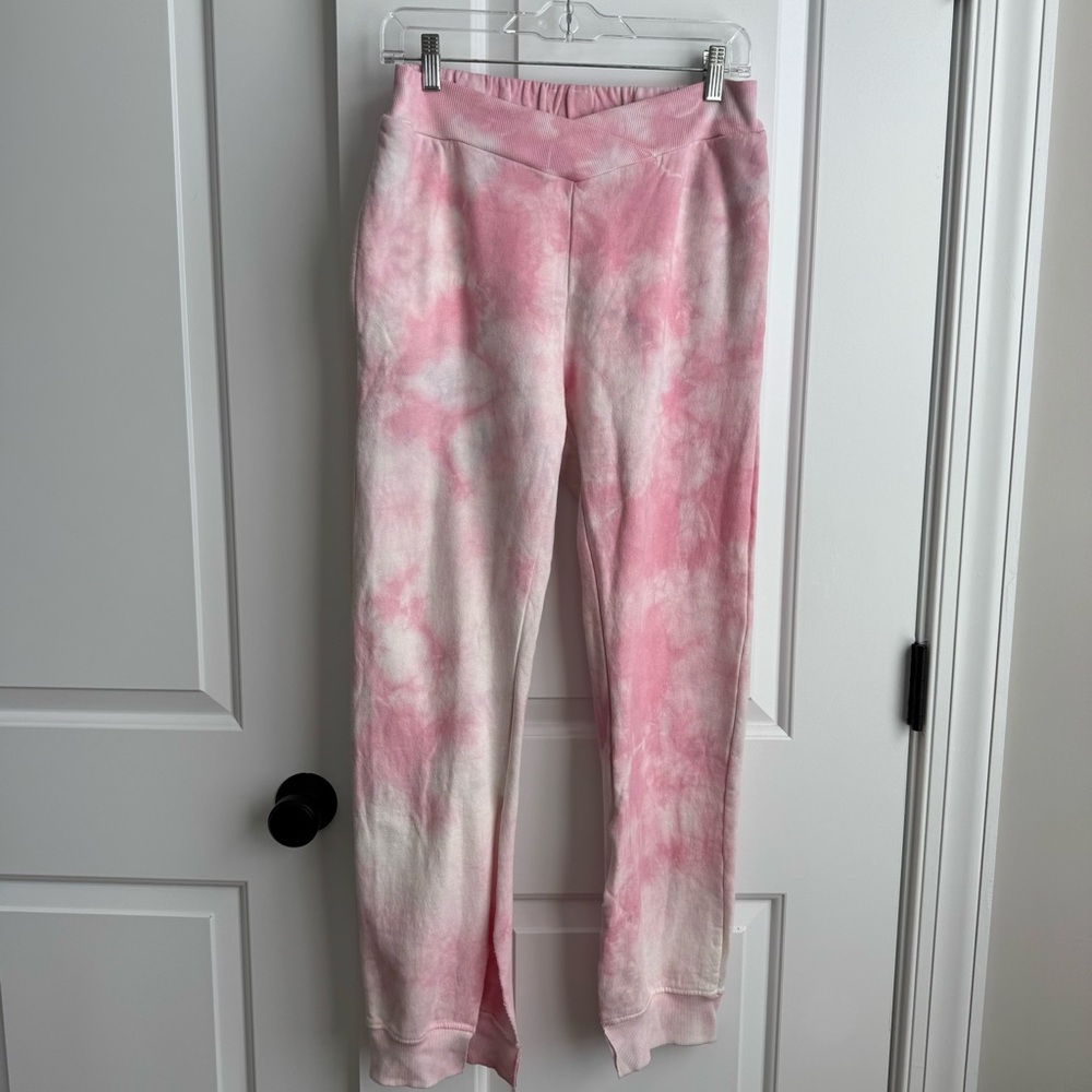 Frankies Bikinis Aiden "Funfetti" Tie Dye Sweatpants L